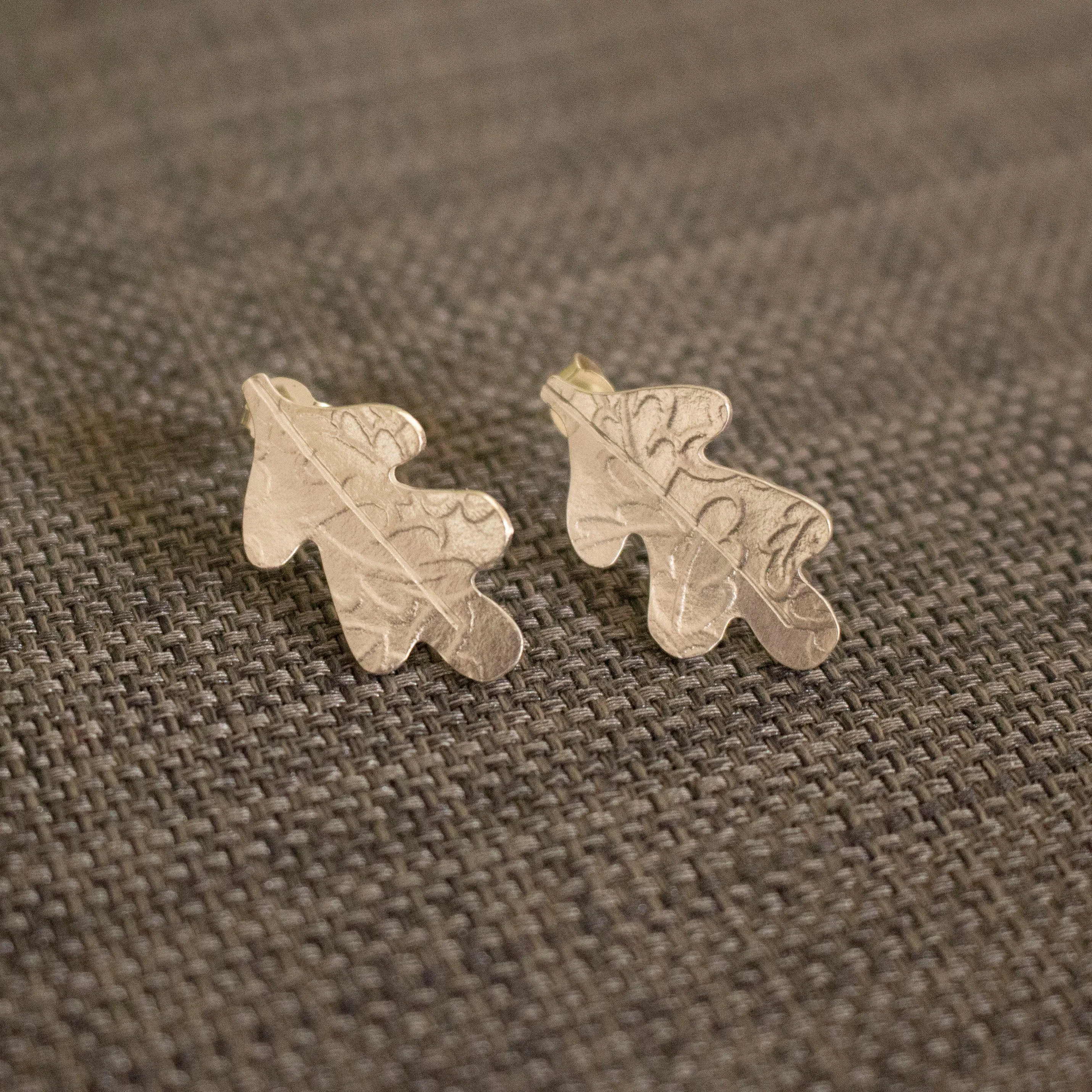 Oak Stud Earrings