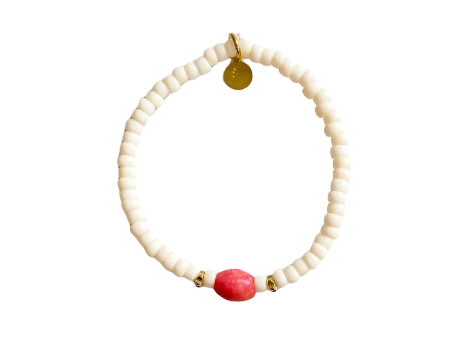 OFF THE ROCKER gemstone thin bracelet • S/M