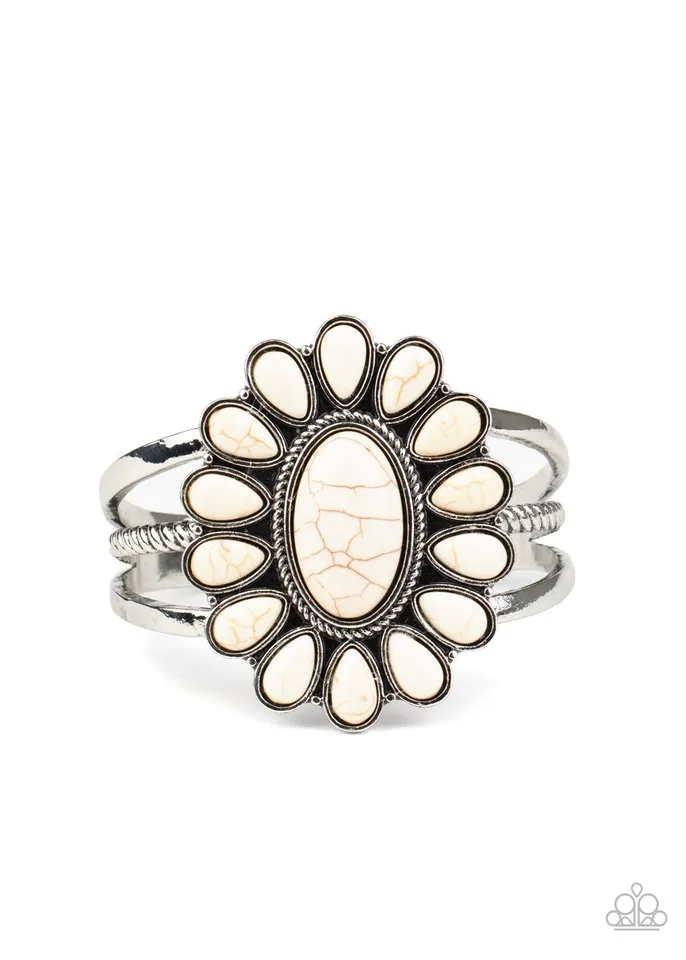 Paparazzi Bracelet ~ Sedona Spring - White