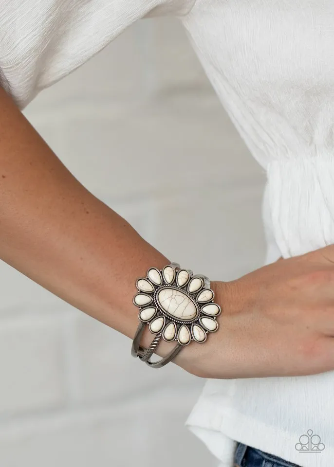 Paparazzi Bracelet ~ Sedona Spring - White