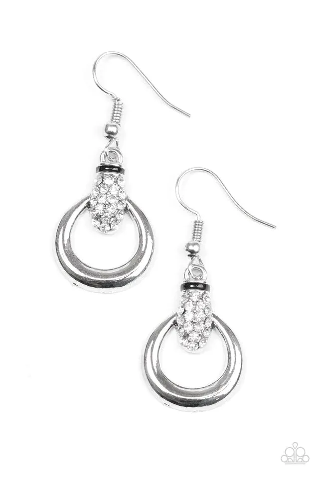 Paparazzi Earring ~ The Brightest Shine - Black