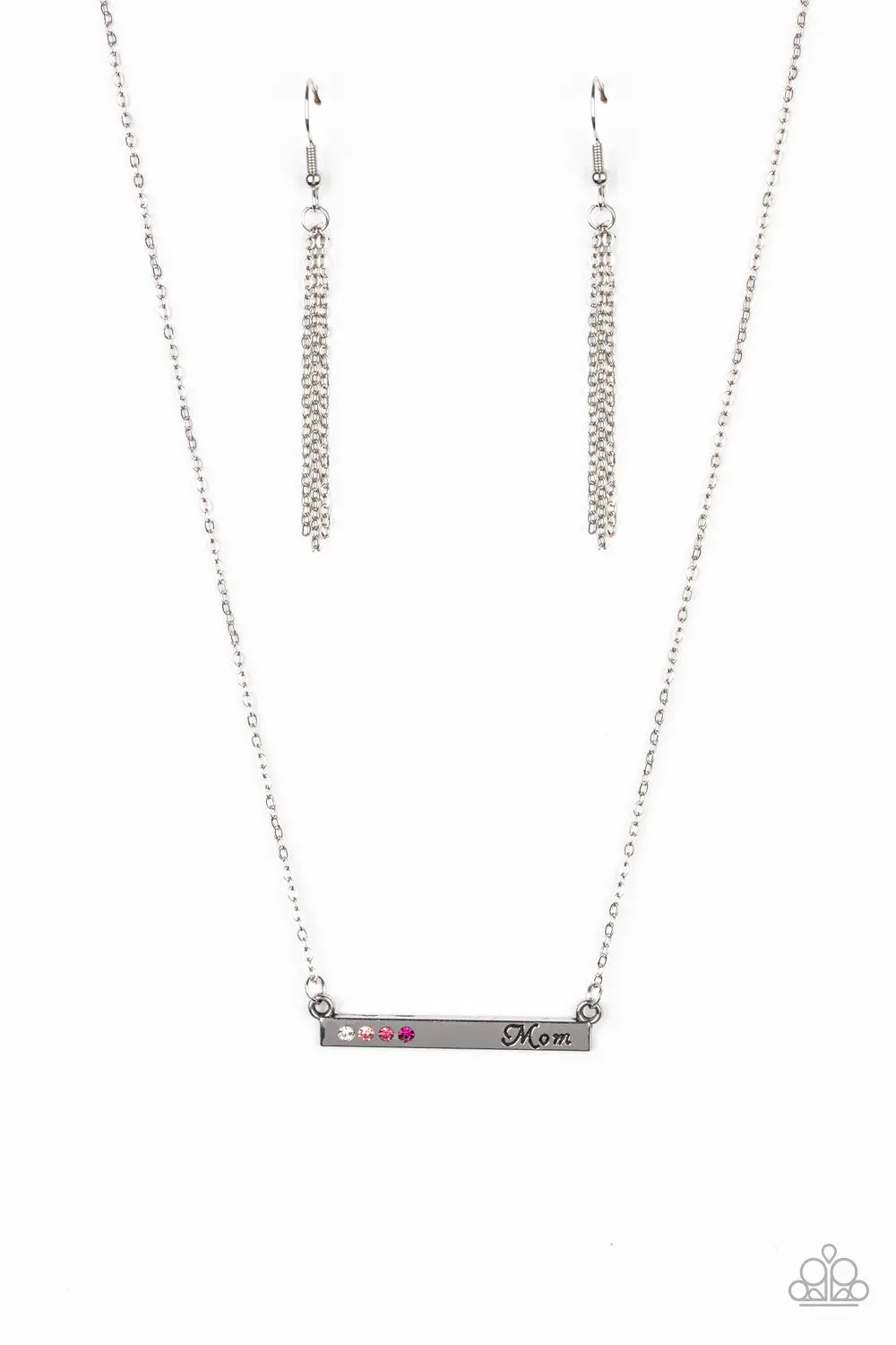 Paparazzi Necklace ~ Moms Do It Better - Pink