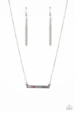 Paparazzi Necklace ~ Moms Do It Better - Pink