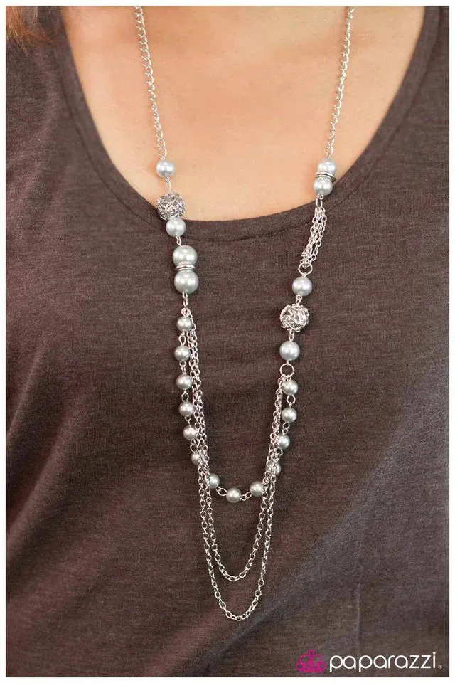 Paparazzi Necklace ~ Well Spent - Silver