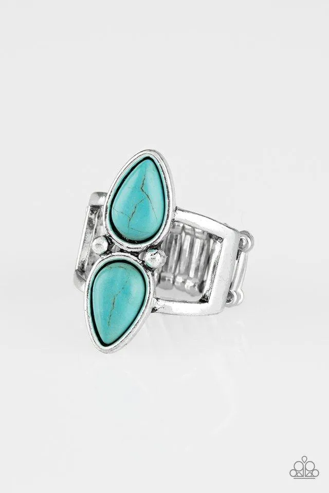 Paparazzi Ring ~ Simply Saharan - Blue