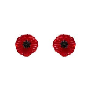 Poppy Field Post Earrings