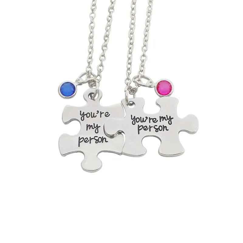 "You Are My Person" Unisex Pendant Necklace