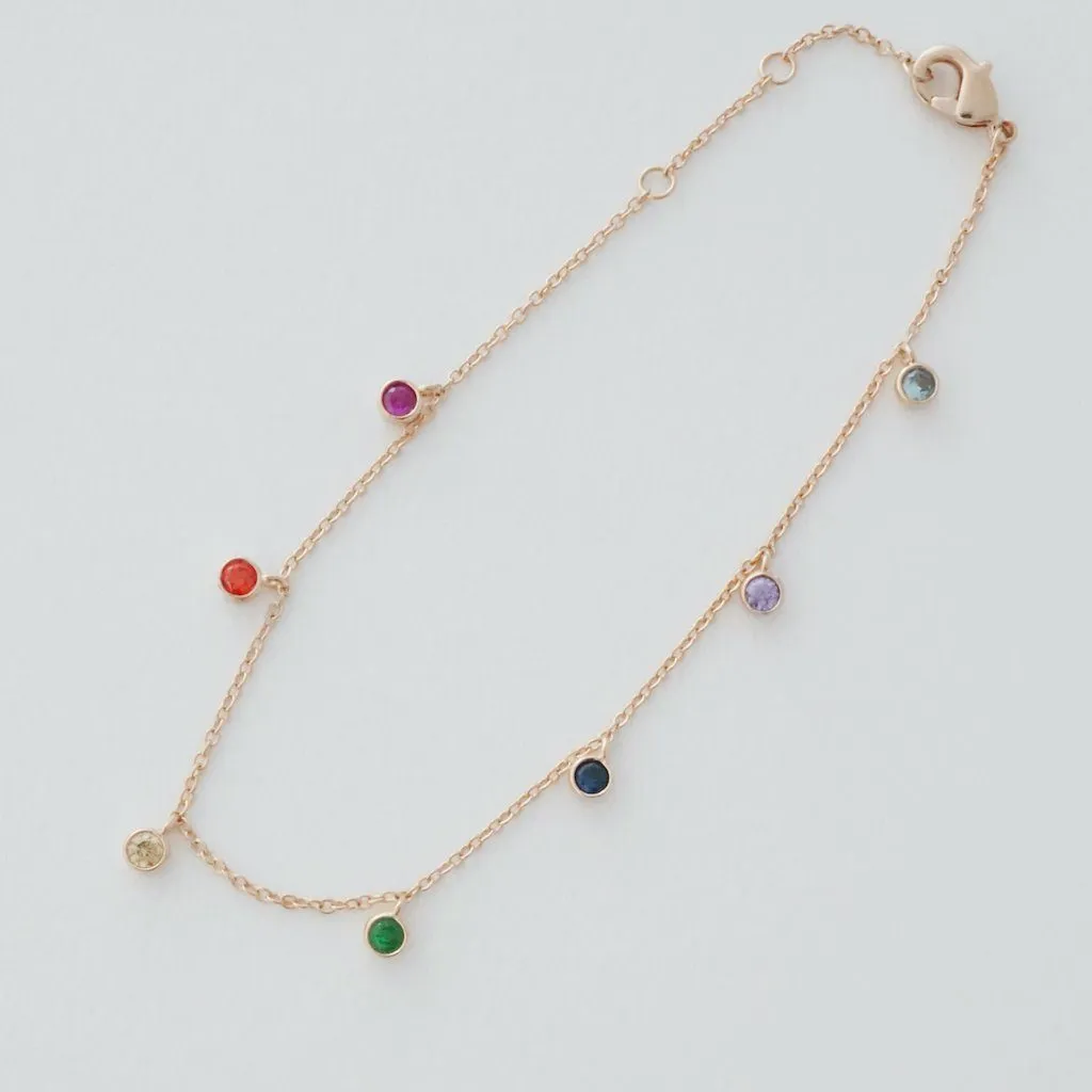 Rainbow Crystal Stardust Bracelet