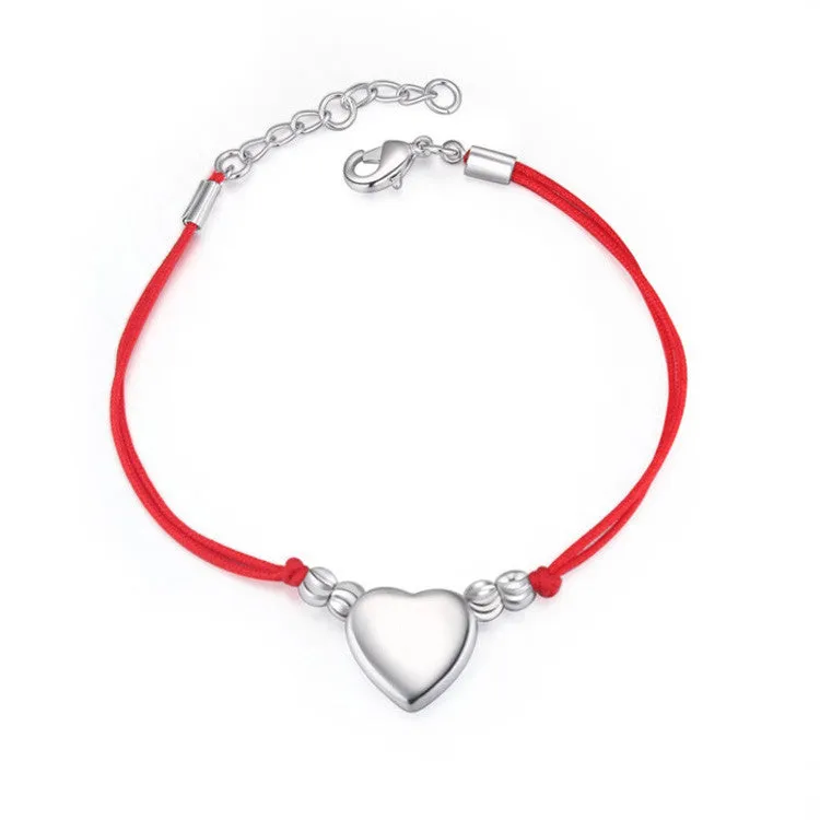 Real Austrian Crystal jewelry thin red thread string rope Charm Bracelets for women Fashion New sale Top Hot summer style