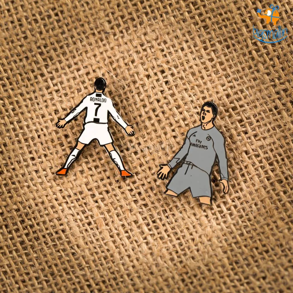 Ronaldo Lapel Pins - Set of 2