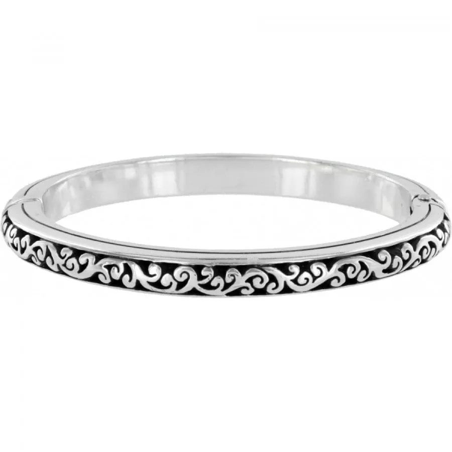 Sacred Cross Hinged Bangle