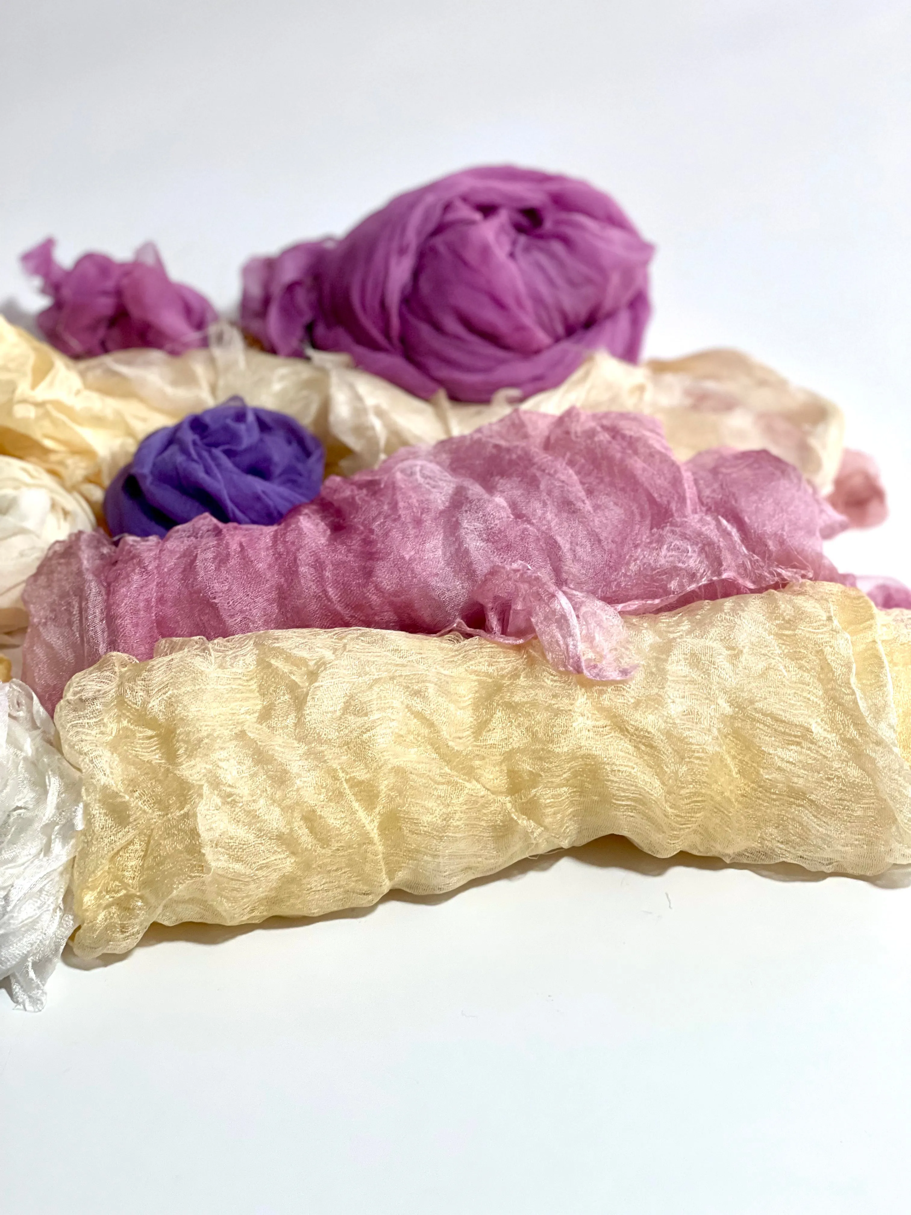 Set Silk Scraps for Craft Projects