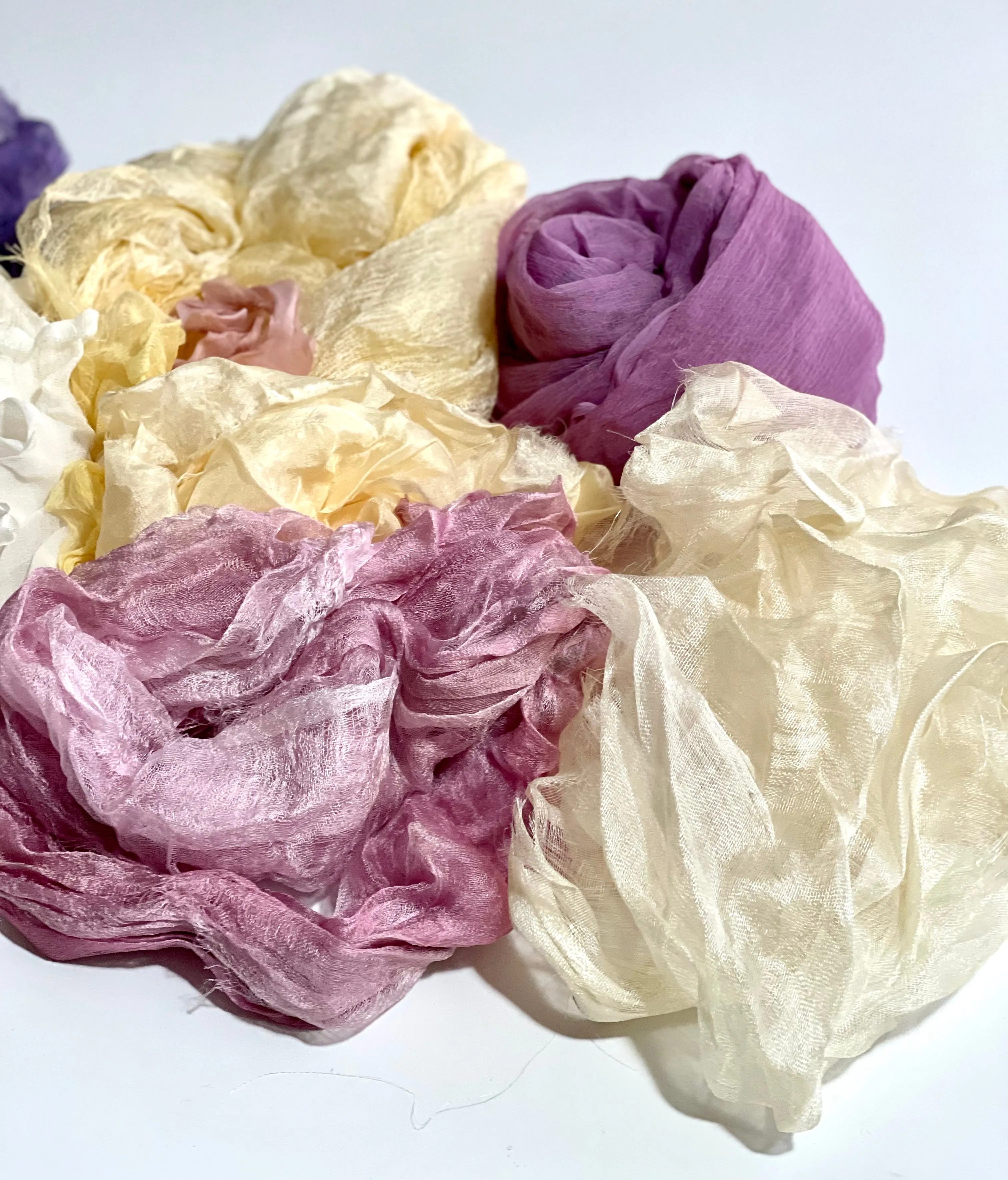 Set Silk Scraps for Craft Projects