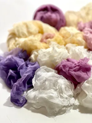 Set Silk Scraps for Craft Projects