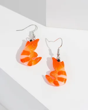 Shrimp On The Barbie Drop Earrings