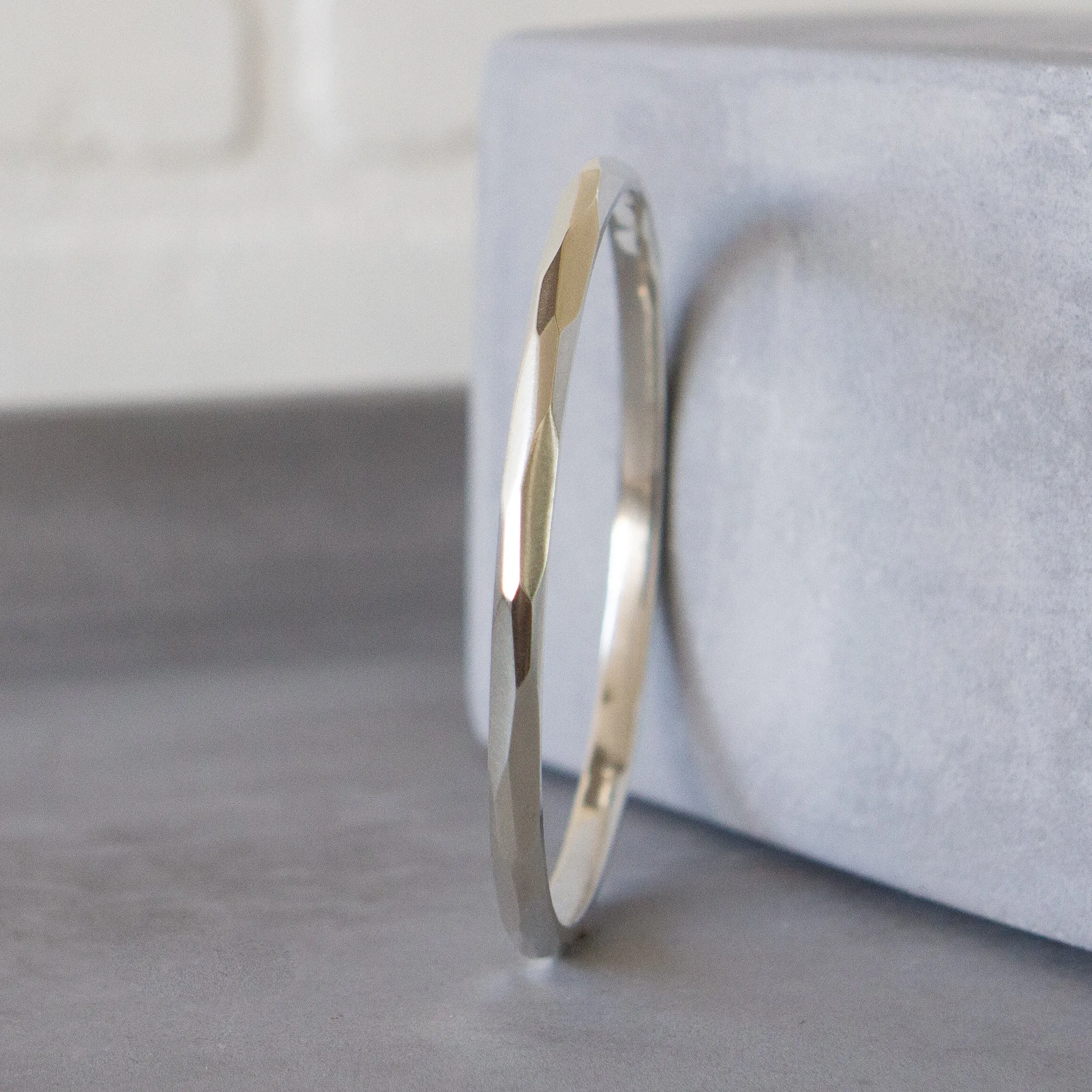 Silver Thin Denali Bangle