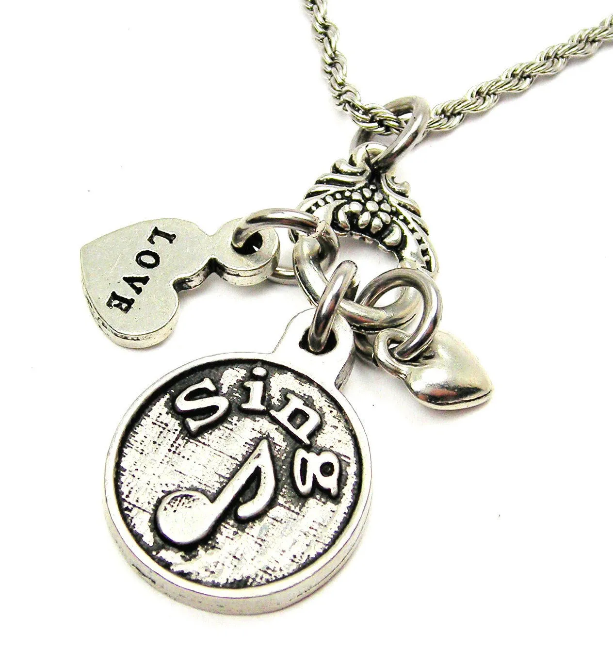 Sing With Music Note Catalog Necklace