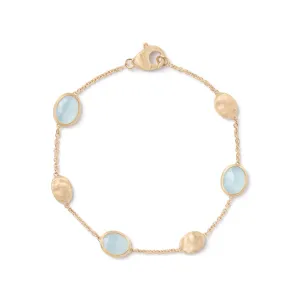 Siviglia Aquamarine and Gold Bracelet