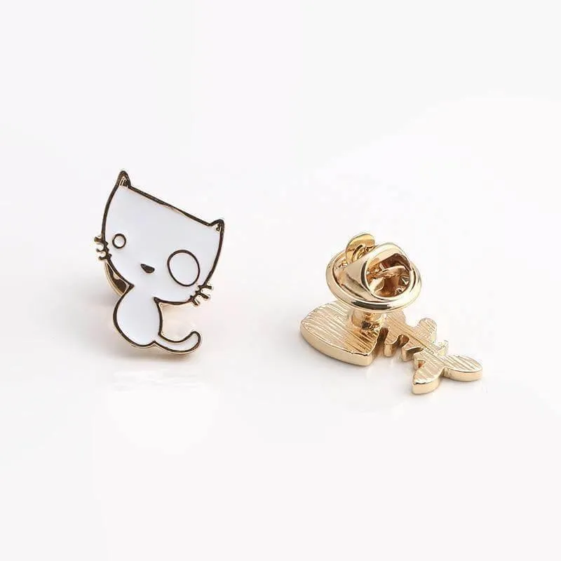 So Kawaii! Cartoon Enamel Cat Pins