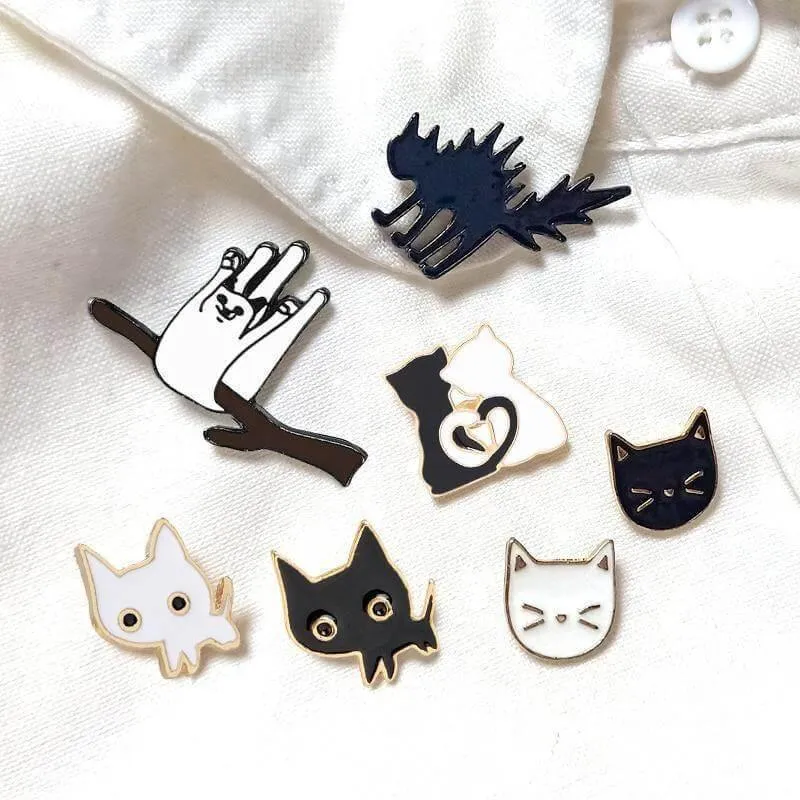 So Kawaii! Cartoon Enamel Cat Pins