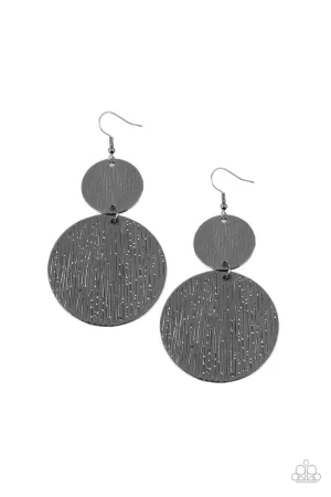 Status CYMBAL Black-Earrings