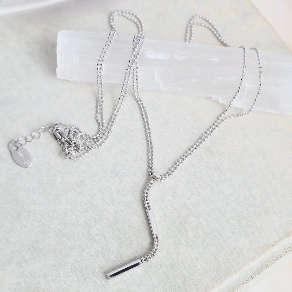 Sterling Silver Doris "Y"  Necklace