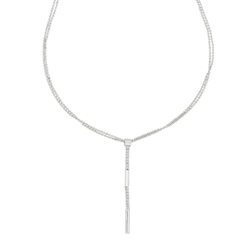 Sterling Silver Doris "Y"  Necklace