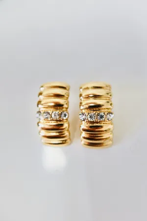 Swagger Earrings, GOLD