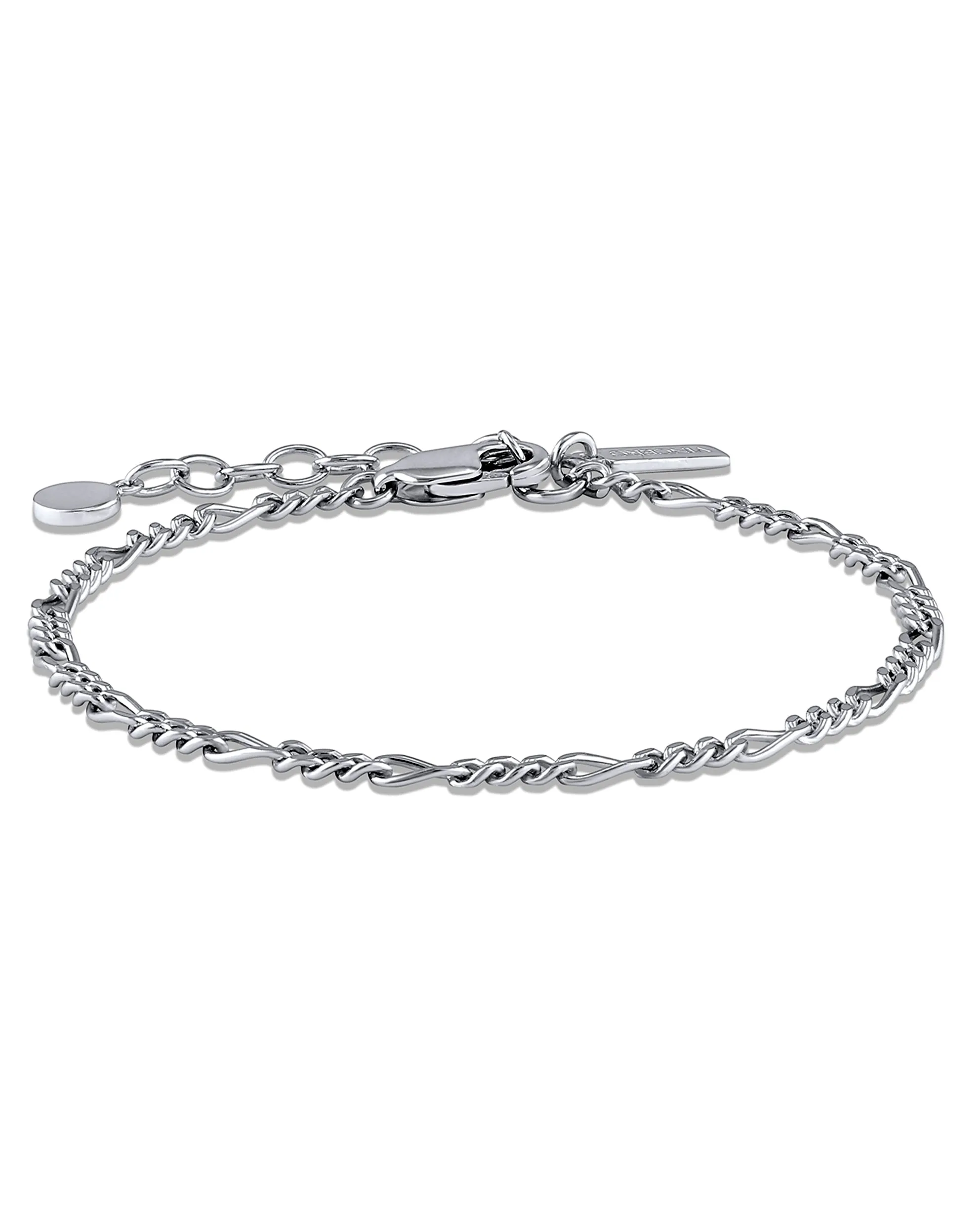 The Thin Figaro Chain - Sterling Silver