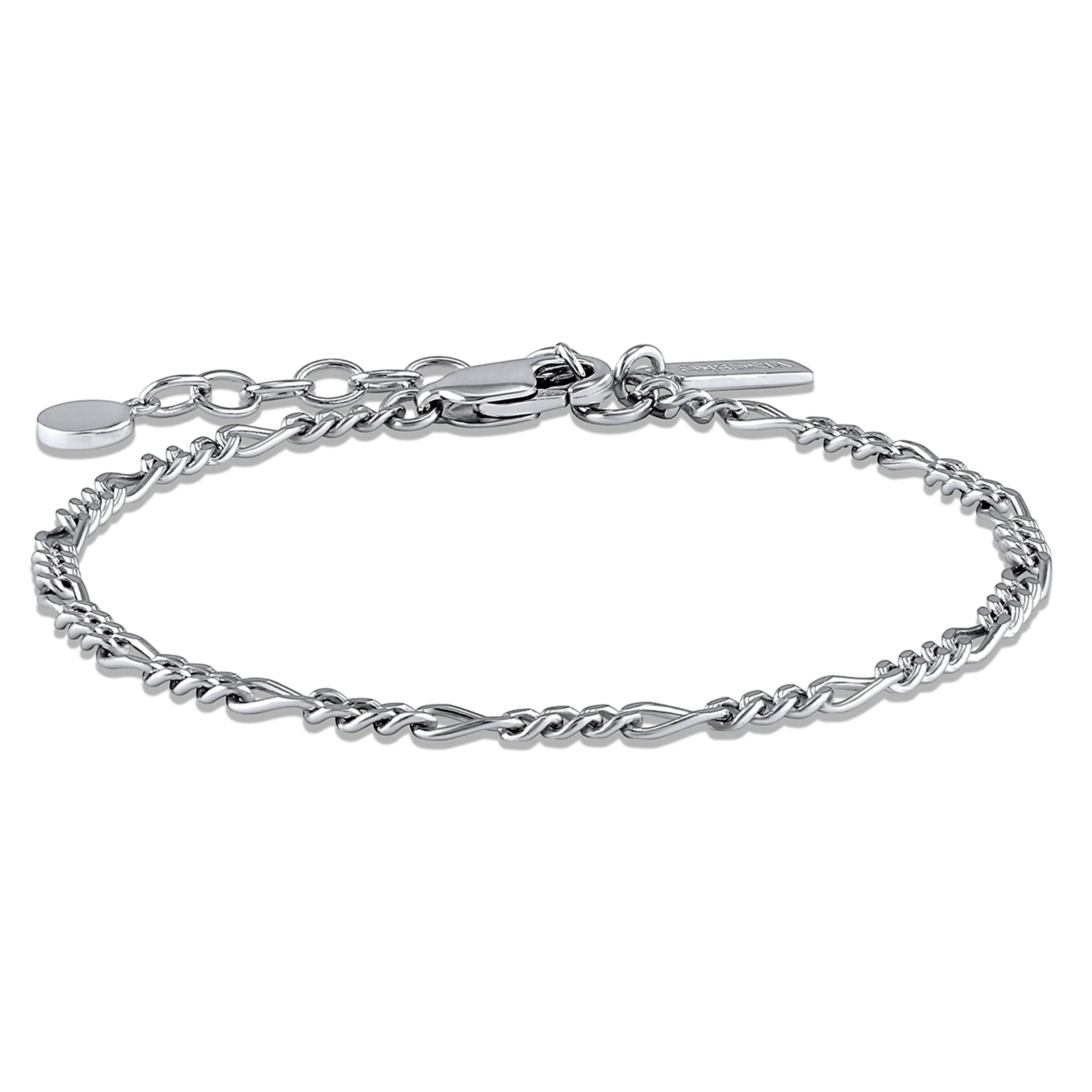 The Thin Figaro Chain - Sterling Silver