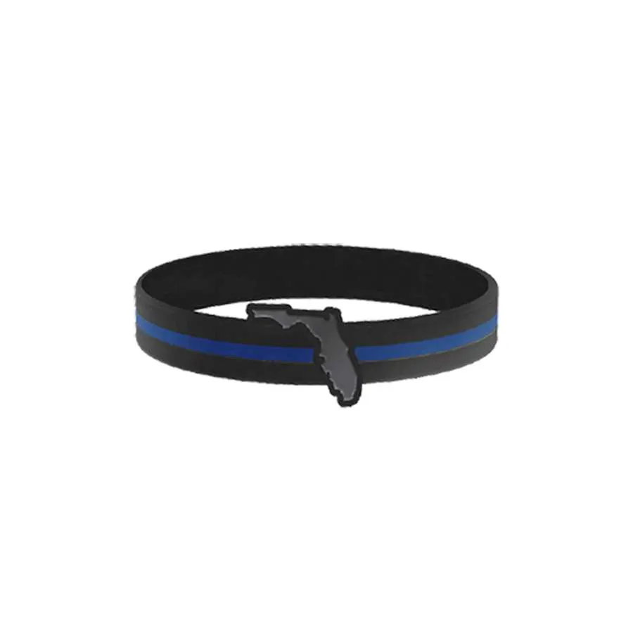 Thin Blue Line State Bracelets, Small, 7-Inch - Thin Blue Line USA