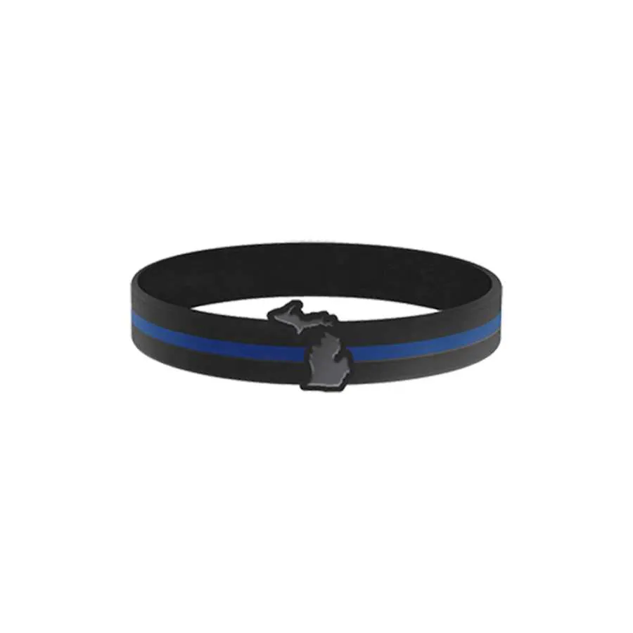 Thin Blue Line State Bracelets, Small, 7-Inch - Thin Blue Line USA