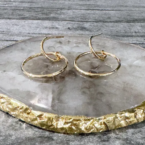 Unity Hoop Earrings (GOLD OR SILVER)