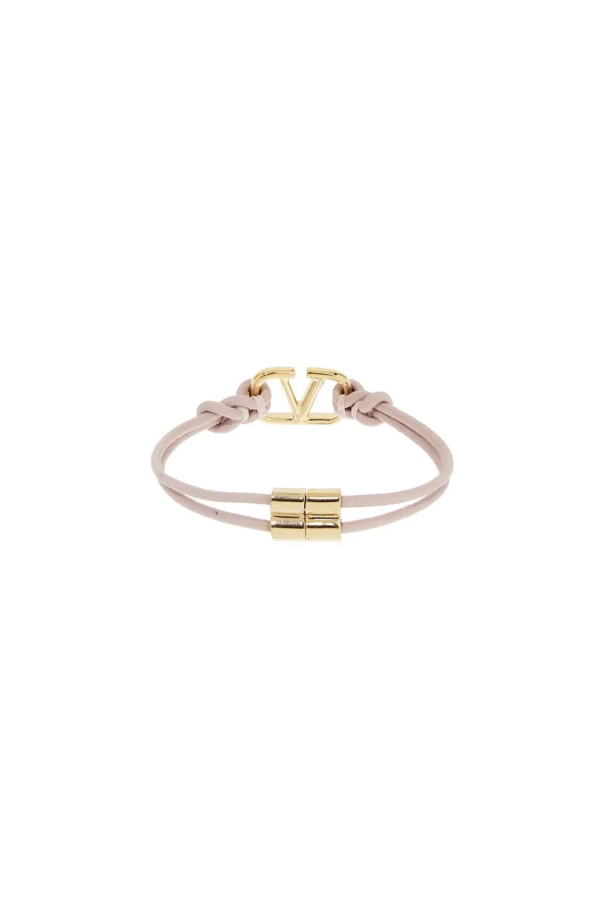 Valentino Garavani Leather Vlogo Signature Bracelet