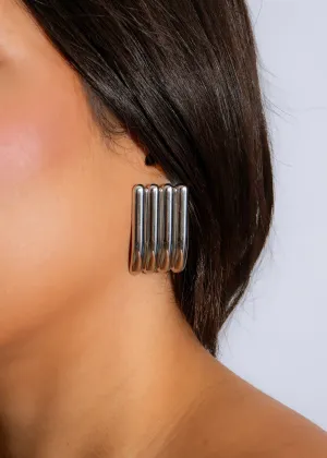 Vibe With Me Earring Silver