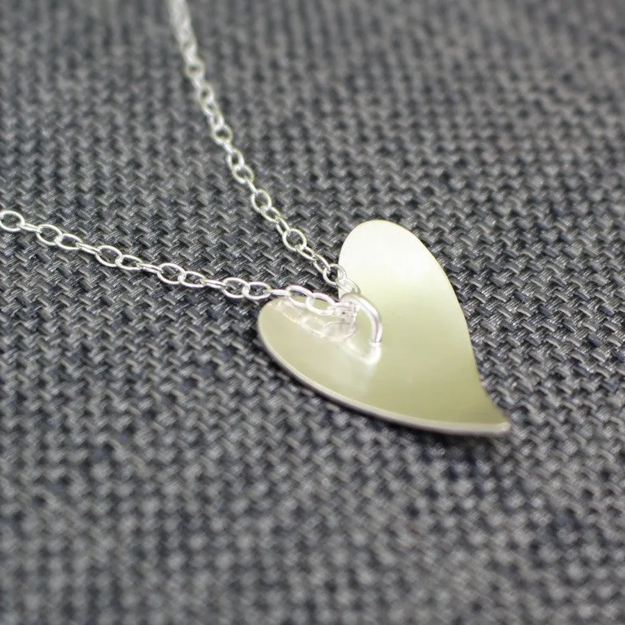 Vines Silver Heart Pendant